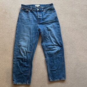 Madewell Darted Barrel Leg Jean